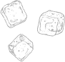 ice cubes