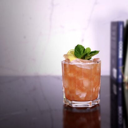 melon mint mule cocktail